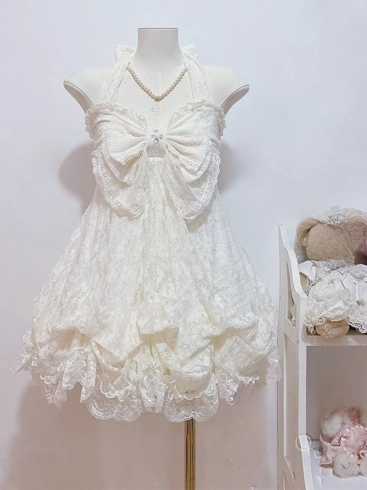 Women Harajuku Y2k Strap Dress Y2K Aesthetic Club Party Fashion Outfits Gothic Retro Sweet Bud Mini Dress