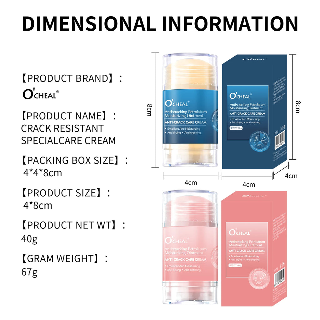 Ocheal Body Skin Foot Care Cream Repair Heel Hand Leg Anti-drying Anti-wrinkle Moisturizing Cracked Exfoliating Soft Care Cream