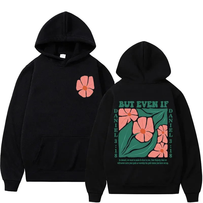 Christian Bible Verse Graphic Fleece Hoodie - Unisex Vintage Style