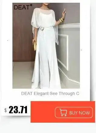 DEAT Women Spaghetti Strap Tiered Ruffle Maxi Dress Asymmetrical Hem Loose Fit Lightweight Chiffon Casual Breathable 2026 New
