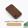 Wooden Outdoor Cutting Boards Double-sided Portable Fruit Cutting Board Walnut Camping Kitchenware For 800/1000ml Lunch Box