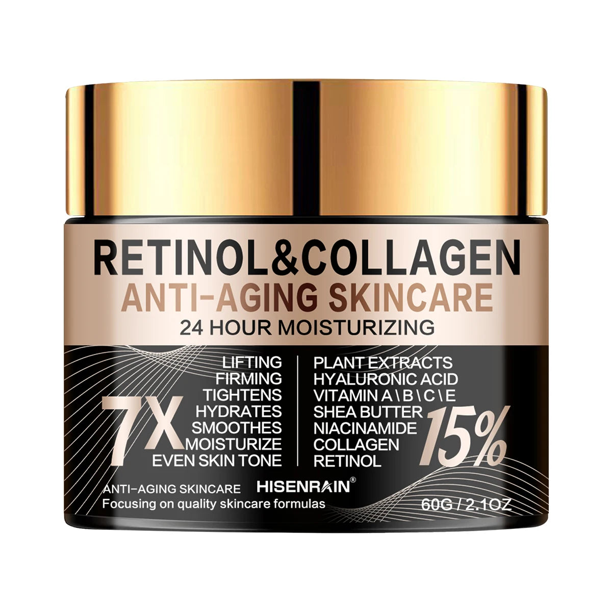 HISENRAIN Retinol Collagen Eye Cream - Anti-Aging Moisturizer