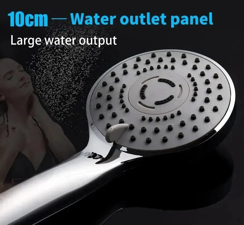 Bathroom Pressurized Hand Shower Package Accessories Shower Nozzle Large Water Output 5 Models Universal Adaptation Save Water