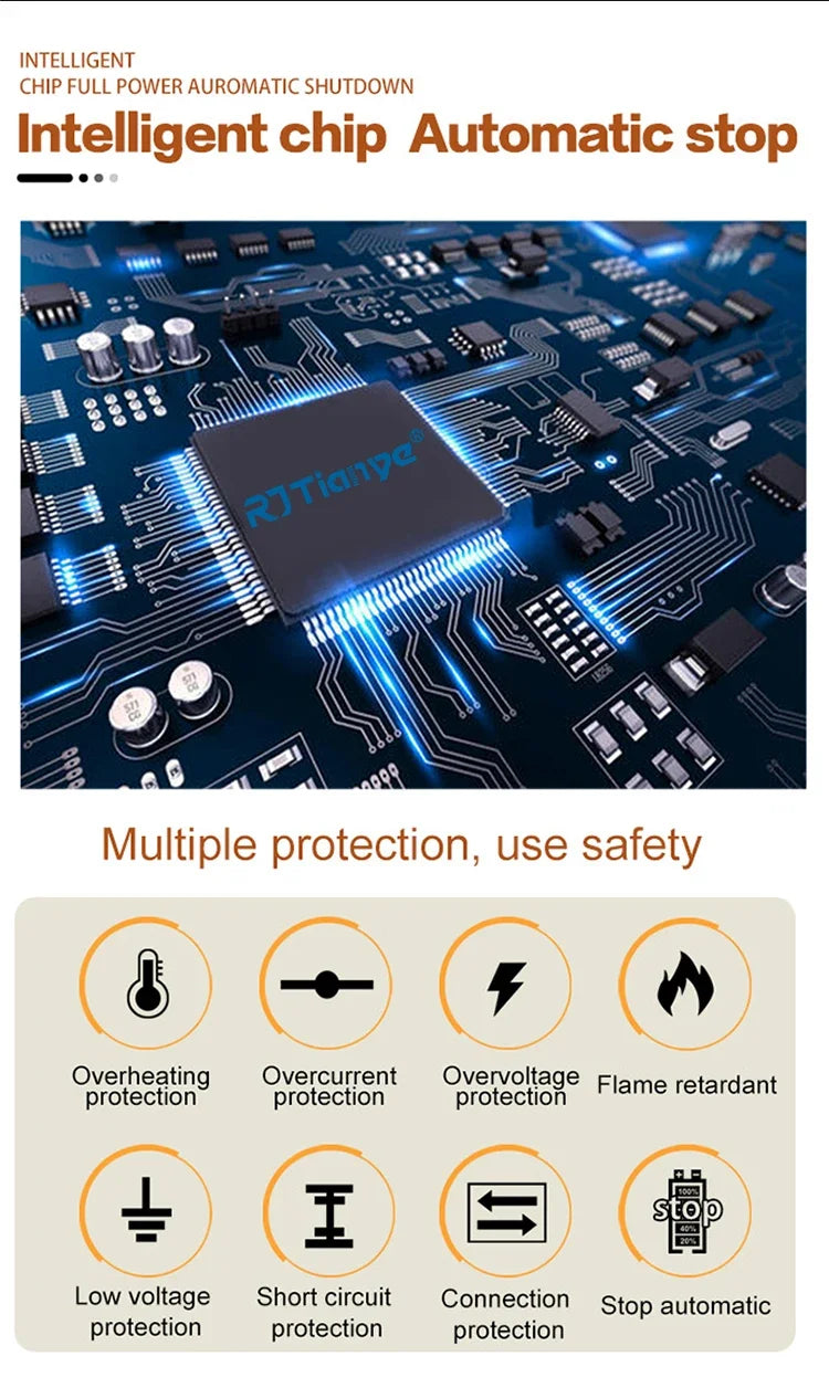 EAFC 12V 6A Full Automatic Car Battery Charger Digital Display Battery Charger Power Puls Repair Chargers Wet Dry Lead Acid