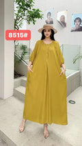 THHONE Summer Plus Size Dress Robe Solid Long Casual Loose Vintage Vestidos Para Mujer Oversized Dresses Half Sleeve Belt Pocket