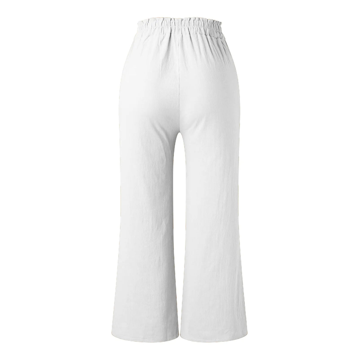 ZOMAXIUJEE Women's High Waisted Wide Leg Cotton Linen Palazzo Pants
