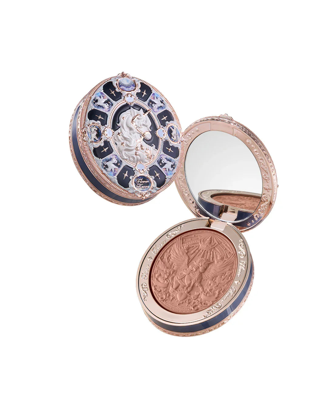 Flower Knows Knight Unicorn Series Embossed Blush Matte Face Palette