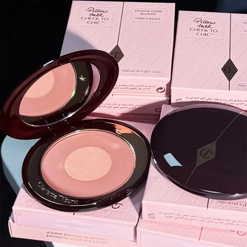 Charlotte Tilbury PILLOW TALK Series Soft Heart Double Color Powder Blusher Color Plate Hot Color Code First Love Sex on Fire