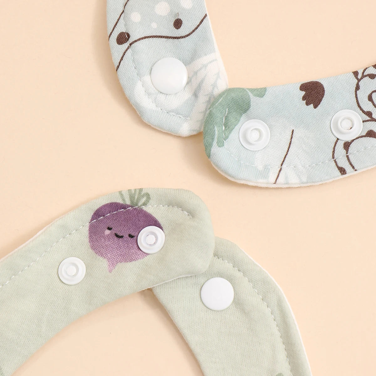 4Pcs Cotton Soft Baby Adjustable Bibs Infant Bib Newborn Burp Cloths Bandana Scarf For Kids Boy Girls Feeding Saliva Towel