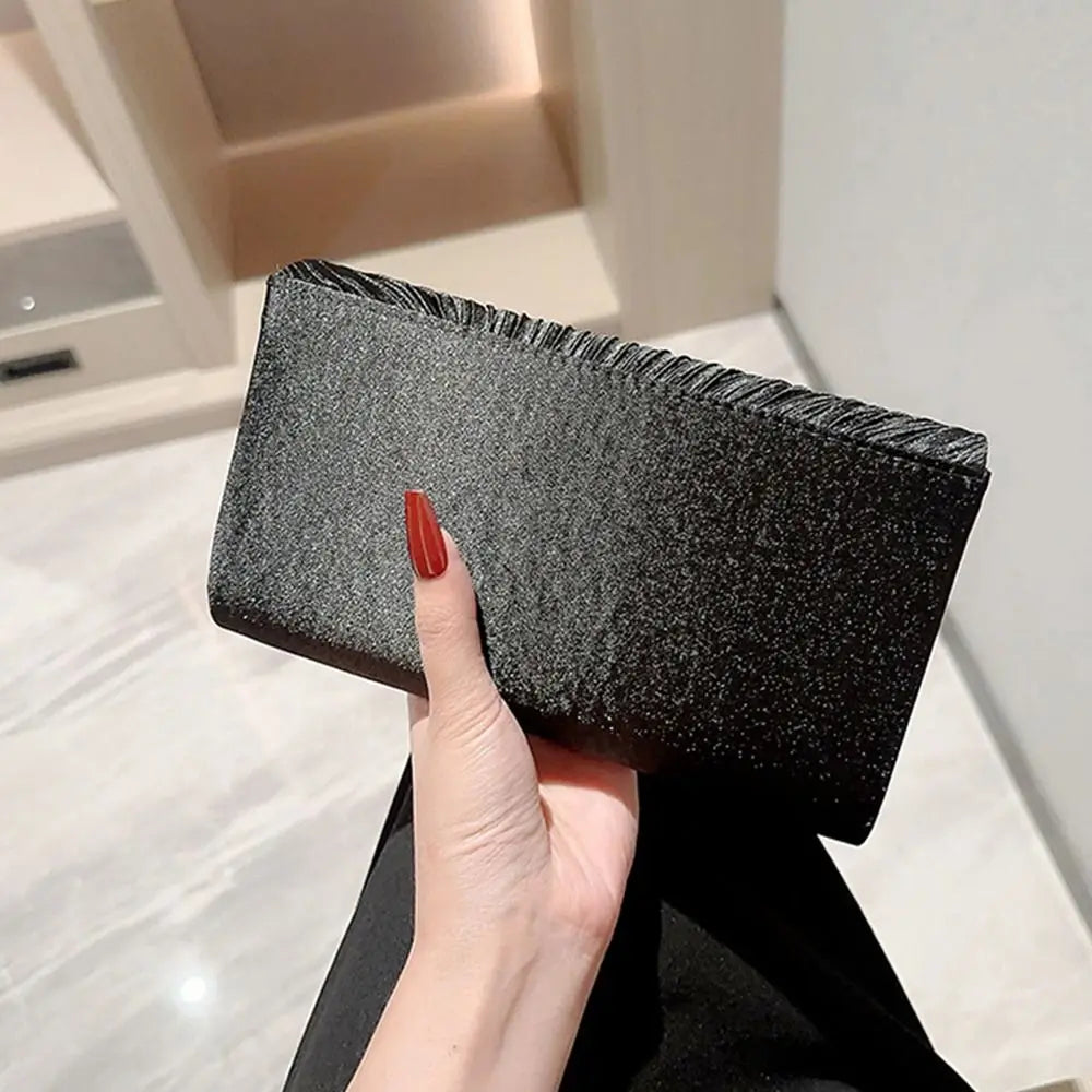 Elegant Glitter Evening Bags Chain Sequins Clutches Shoulder Bag Women Ladies