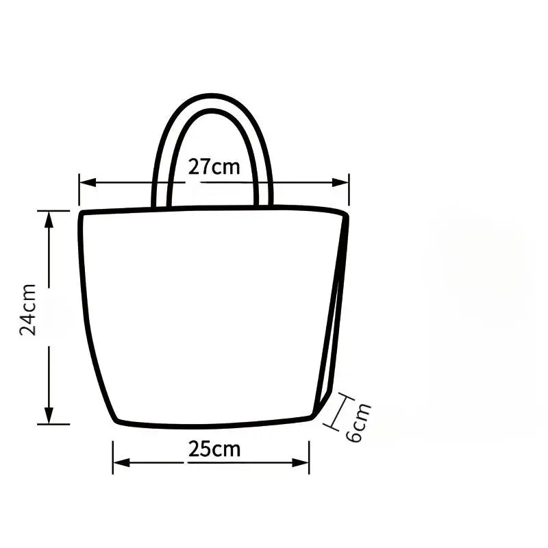 Bear Shape Canvas Tote Bag For Women Cute Mini Handheld Lunch Bag Student School Bag Gift Bag