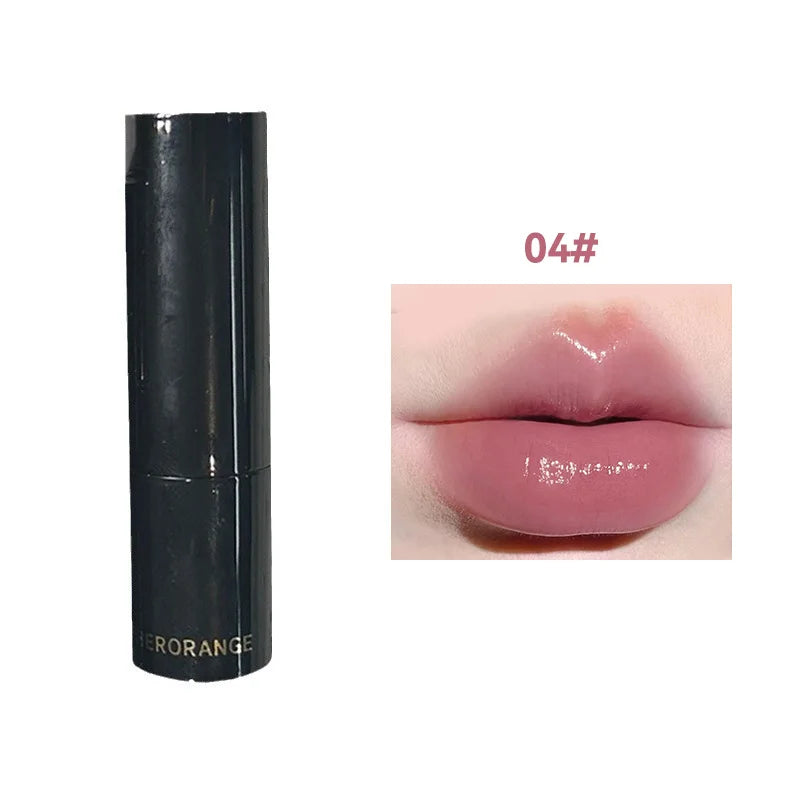 Red Brown Moisturizing Mirror Lipstick - Waterproof Long-Lasting