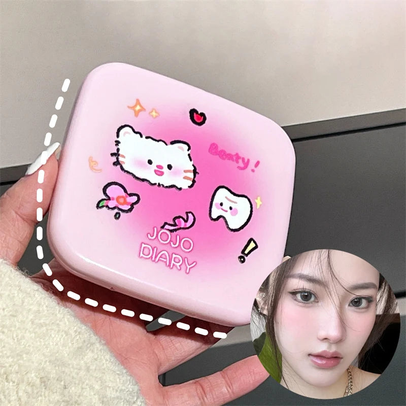 Large Capacity Matte Makeup Pressed Powder Waterproof Oil Control Concealer Full Coverage Brighten Skin Tone Setting Powder 20g