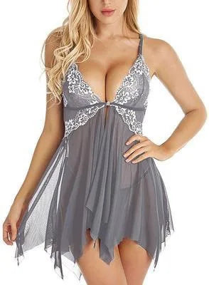 New Summer Women Lace Mesh Camisole Sexy Nightdress Woman Sexy Sleepwear Lingerie Comfortable Ladies Lace Camisole Dress Lady