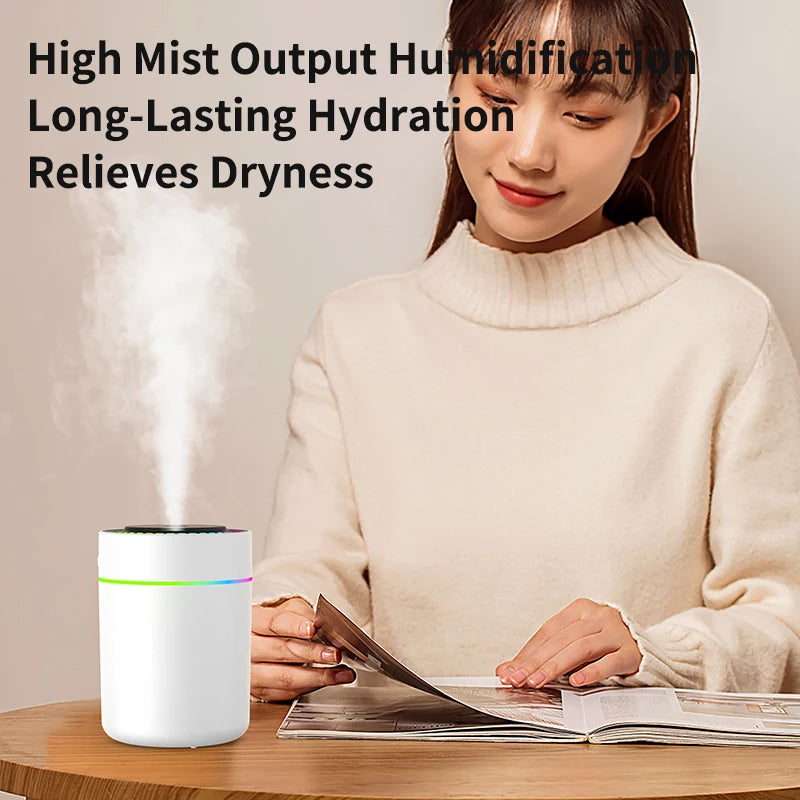Aroma Diffuser Air Humidifier - 180ML Essential Oil Diffuser LED