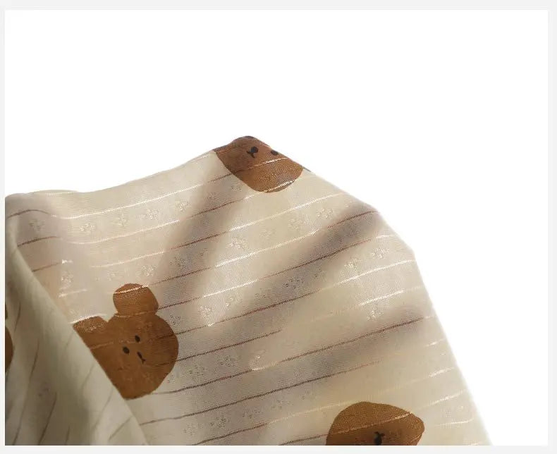 2025 New Summer Children's Cotton Mosquito Pants Boys and Girls Baby Thin Loose Casual Bloomers