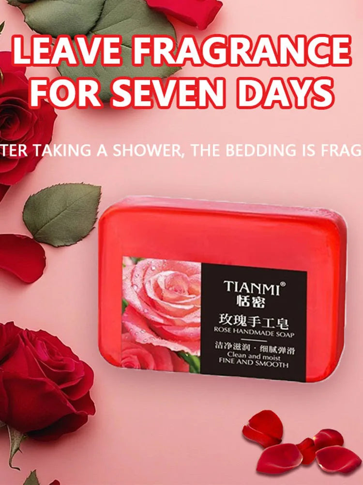Rose Essential Oil Soap for Face and Body - Moisturizing