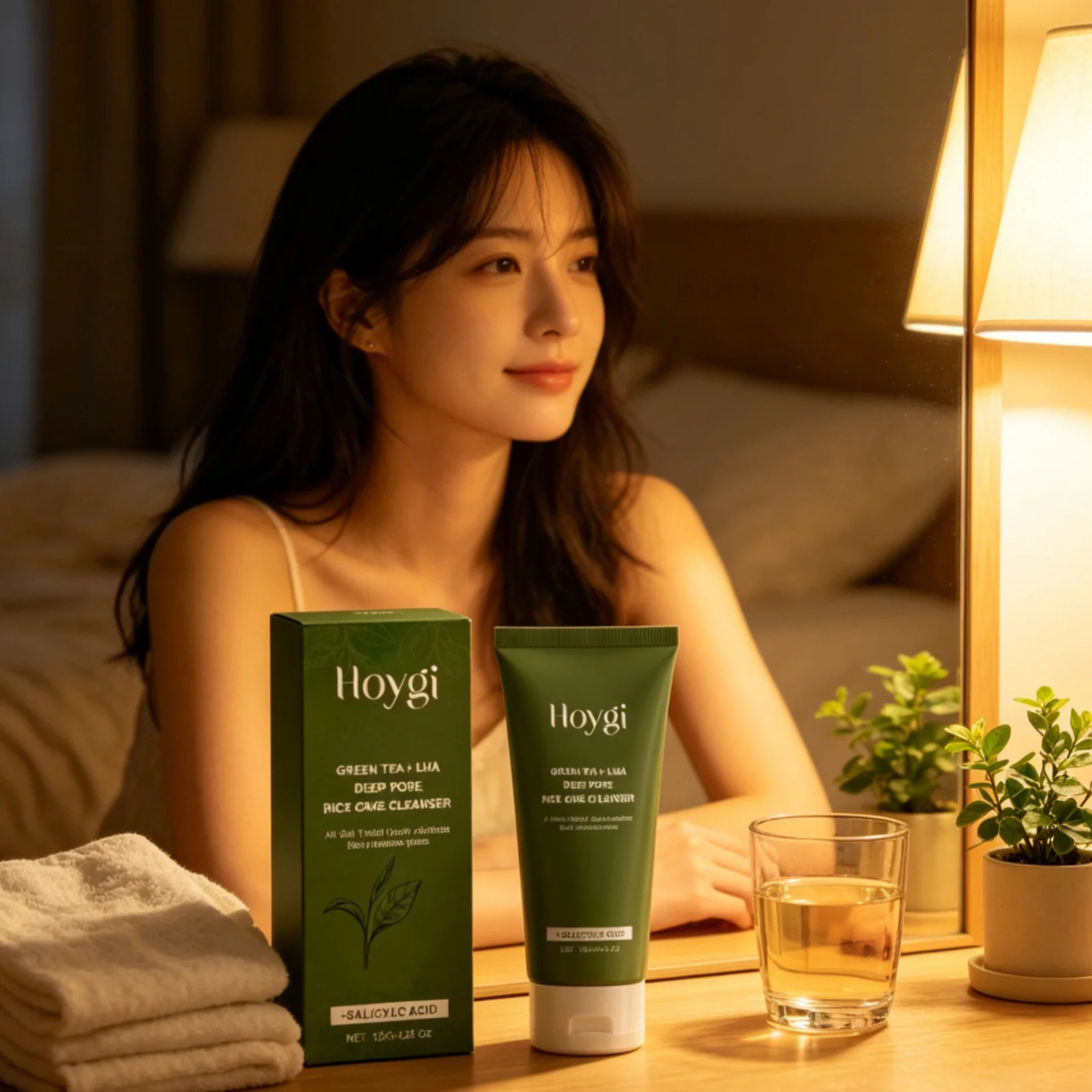 Hoygi Facial Cleanser Long Lasting Moisturizing Deep Cleansing Relieve Skin Irritation Refreshing Feeling Gentle Face Wash 120g