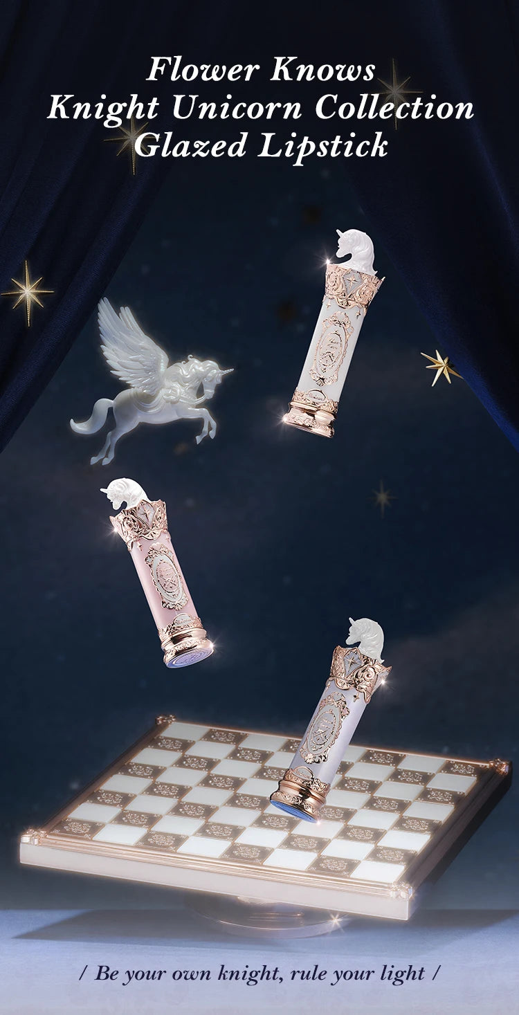[NEW]Flower Knows Knight Unicorn Collection Glazed Lipstick