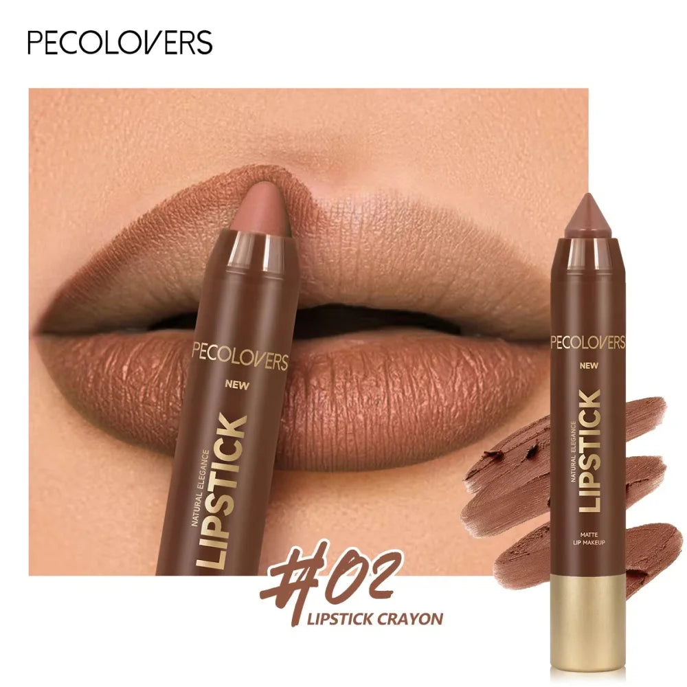 Fine Tip Lip Sexy Brown Red Lipstick Liner Pen Soft Mist Matte Lip Crayon Pencil Lip Contouring Lipliner Outline Tint Cosmetic