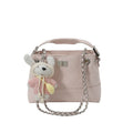 Korean Style Casual Women's Large Capacity Simple Tote Bag Fashion Trendy Underarm Leisure Handbag Daily Match PU Material