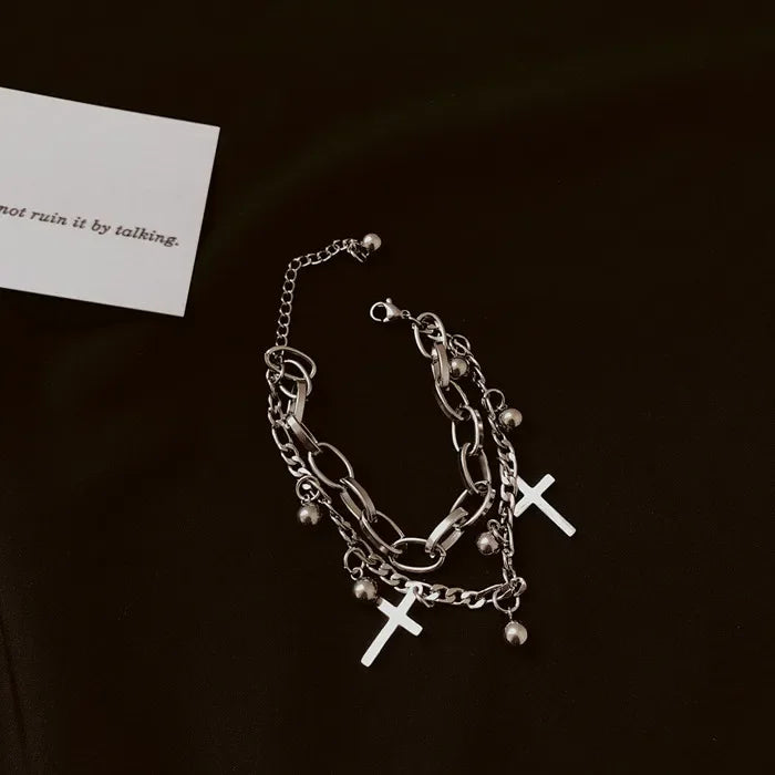 Trendy Lady Bracelet Alloy Women'S Love Butterfly Hand Jewelry Accessories Casual Bracelet Chain Gifts For Friends