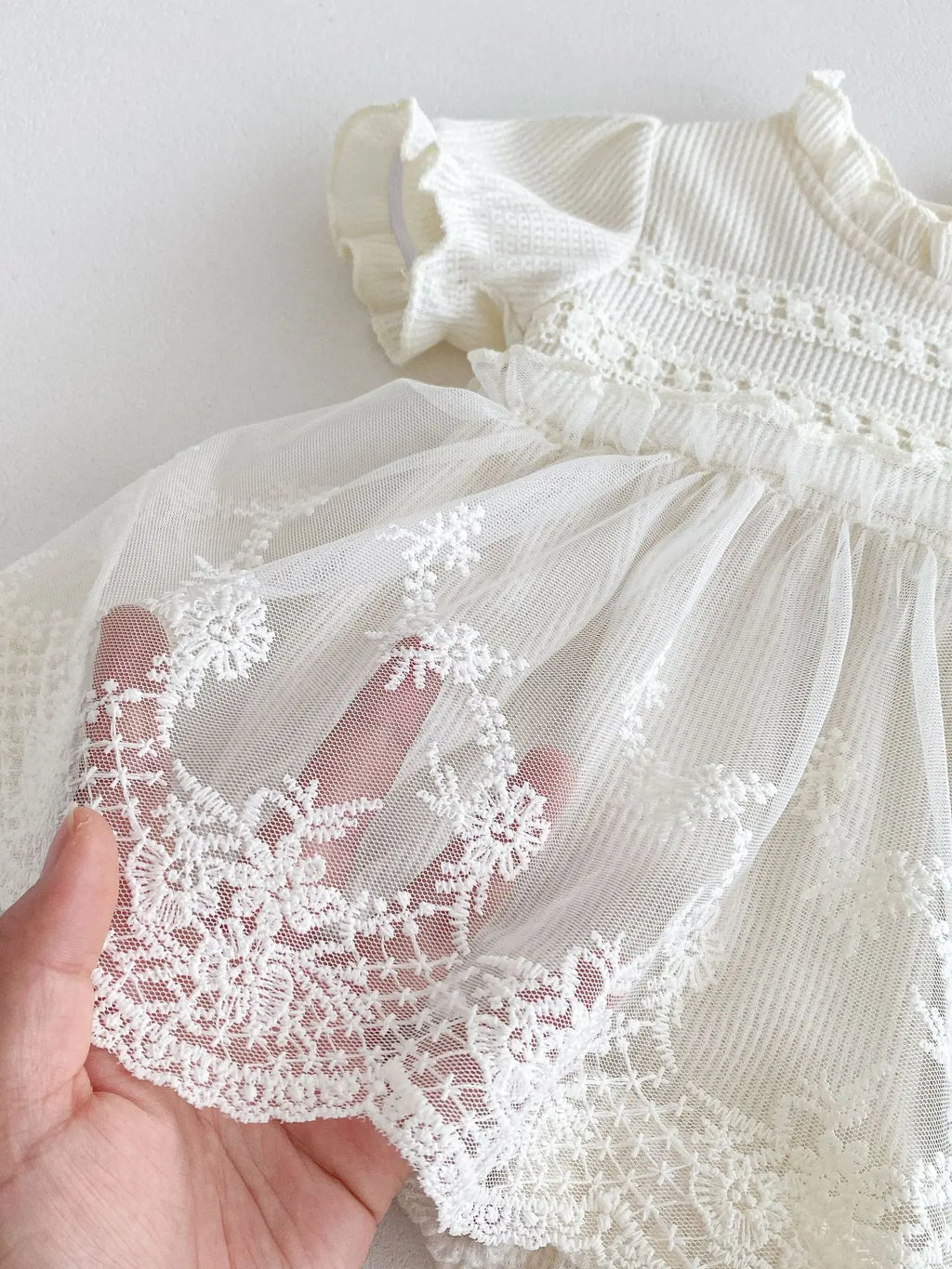 Baby Summer Outfit One-piece Bag Fart Skirt Baby Cute Princess Lace Rompers Summer Thin Clothes 2026 New