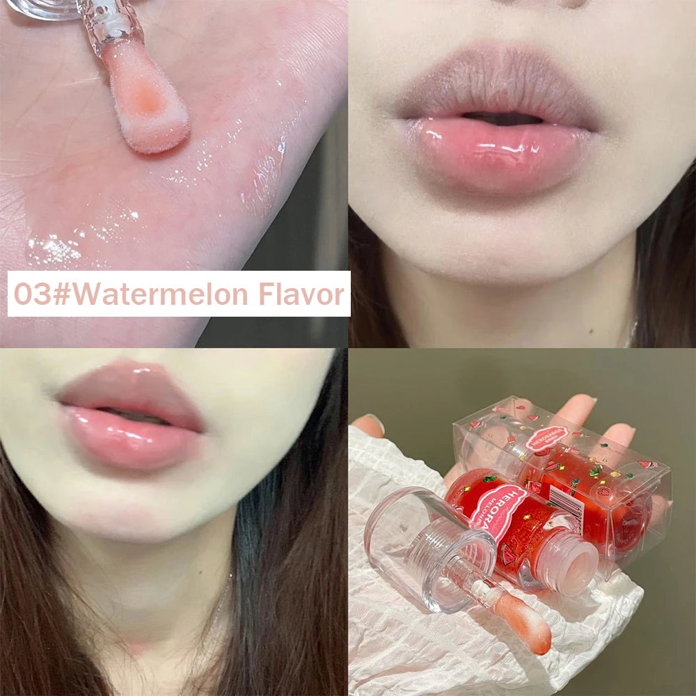 HERORANGE Fruit Flavored Moisturizing Lip Oil Lip Gloss