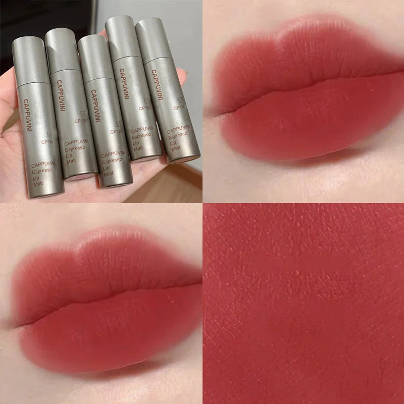 Cappuvini Velvet Matte Liquid Lipstick - Waterproof Moisturizing Lip Glaze