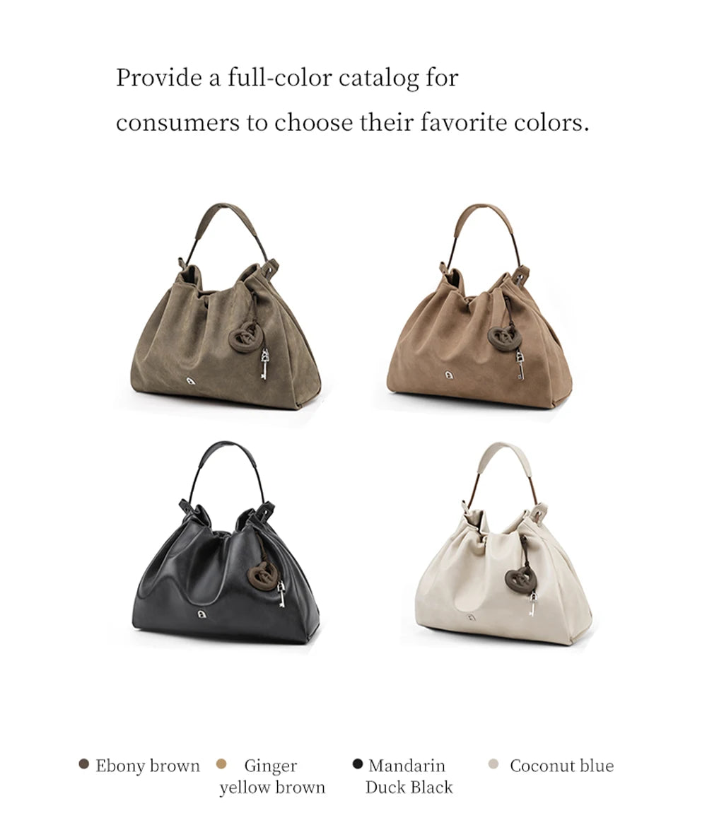 LA FESTIN Original Brand Women's Bag 2025 New Fashion Leather Shoulder Bag Lady Handbag Large Capacity Bag Crossbody Bag