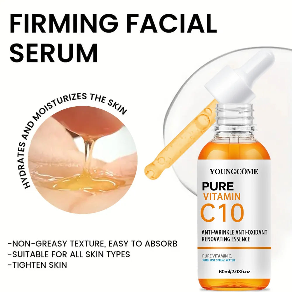 YOUNGCOME Vitamin C Facial Essence with Hyaluronic Acid - 10ml