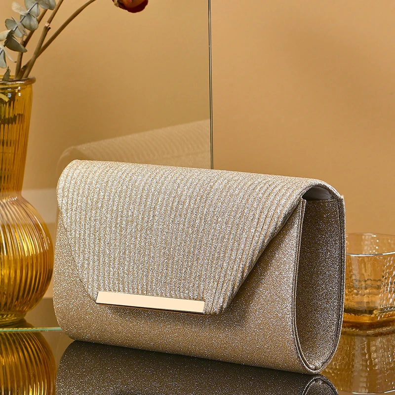 Fashion Elegant Clutch Bag New 2026 Hot Selling Chain Dinner Bag Bride Bridesmaid Lady Handbag Factory Outlet