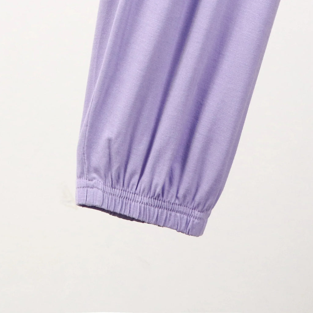 Women's Plus Size Modal Sleepwear Pants - Casual Loose Fit Trousers
