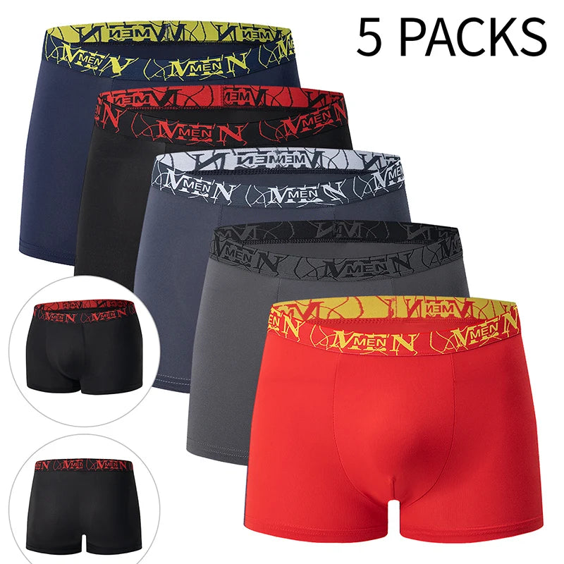Men's Printed Swim Trunk Plus Size Comfort Waist European American Size For Big And Tall Men