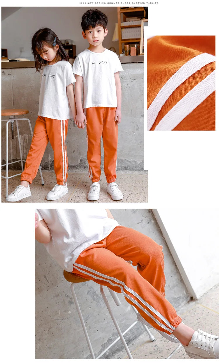 Tinoluling Kids Sport Trousers - Unisex Summer Athletic Pants