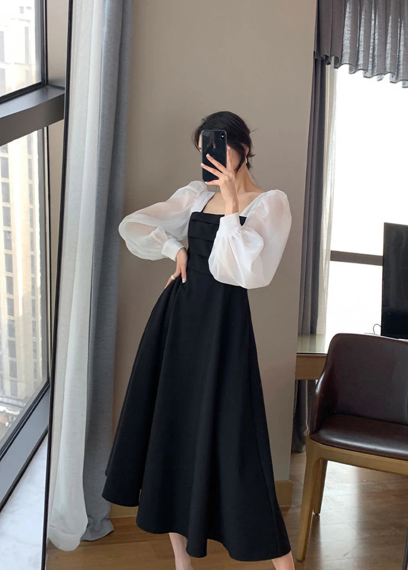 Women's Elegant Chiffon A-Line Dress