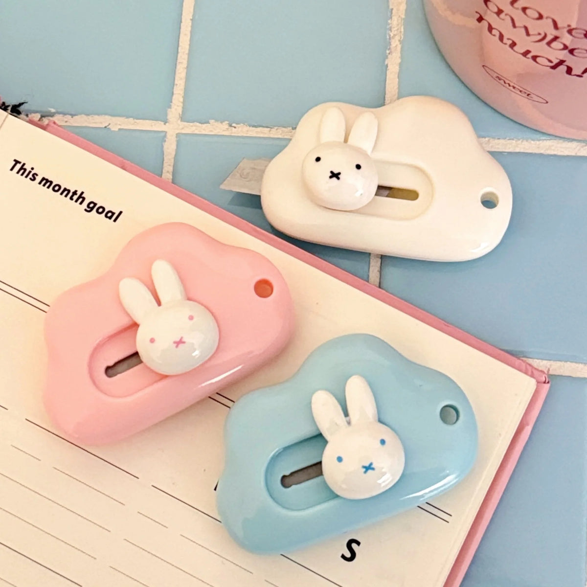 1/3 Pcs Cute Miffy Art Knife Cartoon Portable Student Paper Cuttings Small Knife Miffy Merchandise