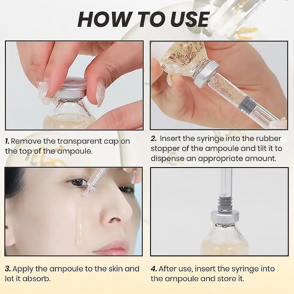 PDRN Salmon DNA Serum Ampoule Repair Renew Skin Brighten Tone Facial Essence Hydrating Nourishing Firming Skin Care Treatment