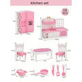 Children's mini doll house accessories pretend play toys family scene bedroom kitchen birthday Christmas children's gift