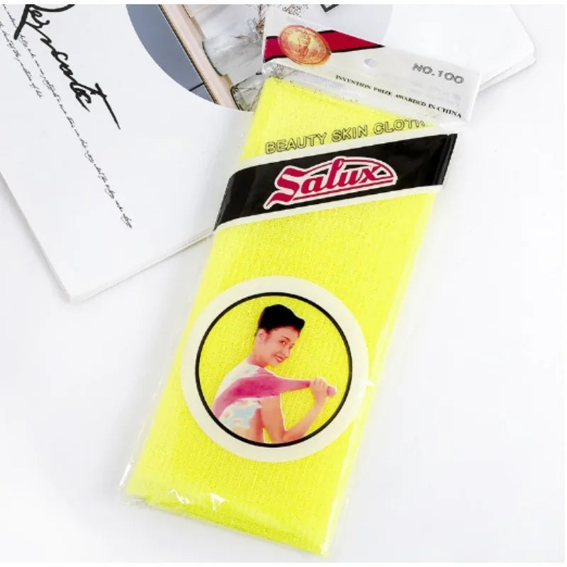 1Pc Japanese Body Wash Towel Beauty Skin Exfoliating Cloth Washcloth Nylon Bath Towel Skin Polishing Towel Body Back Scrubber
