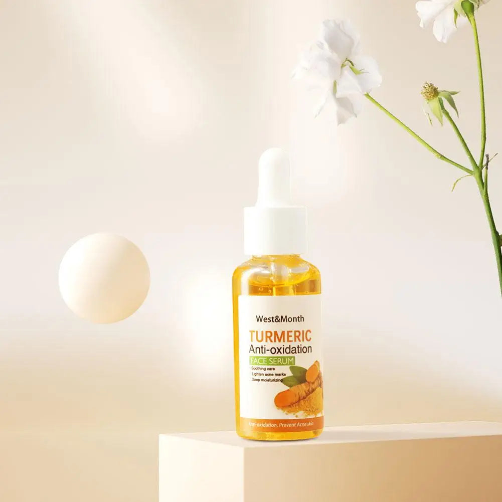 Turmeric Face Whitening Dark Spot Corrector Anti-oxidation Serum Turmeric Dark Spot Corrector Serum Facial Brighten Turmeric Oil