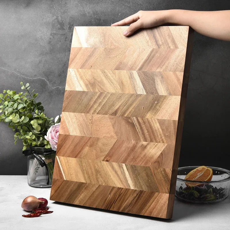 Acacia cutting board,super large cooked food cheese tray, suitable for food,  meat, vegetables and cheese, kitchen accessories