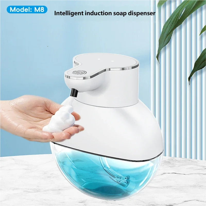 Dispensador de jabón automático Homefish, dispensador de espuma de jabón de manos de pared inteligente para lavavajillas de pequeña y gran capacidad