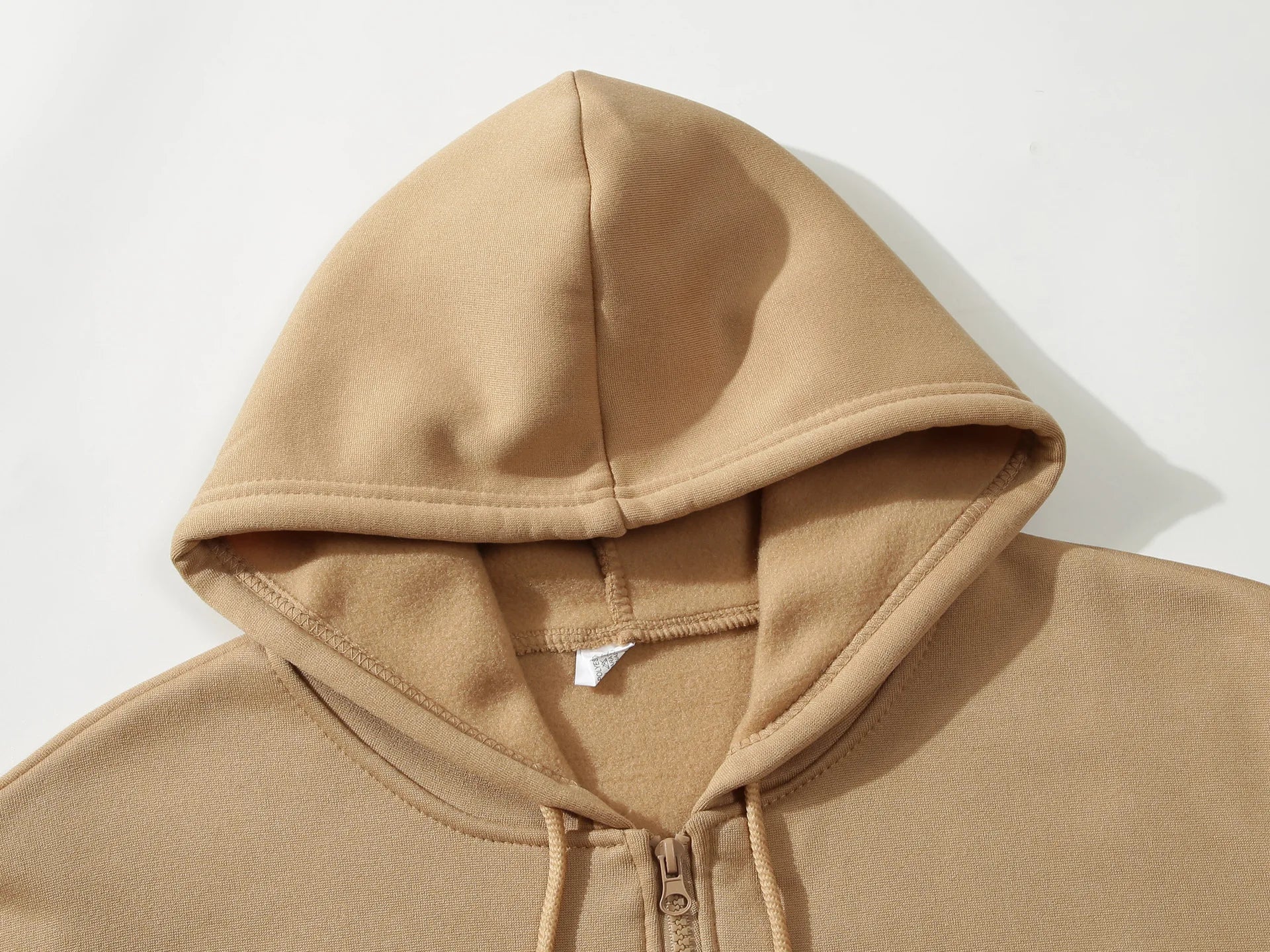 2026 Trendy Fashion Sportswear Coat Front Pocket Warm Zipper Jacket Men's and Women's Autumn/Winter Solid Color Open Hoodie