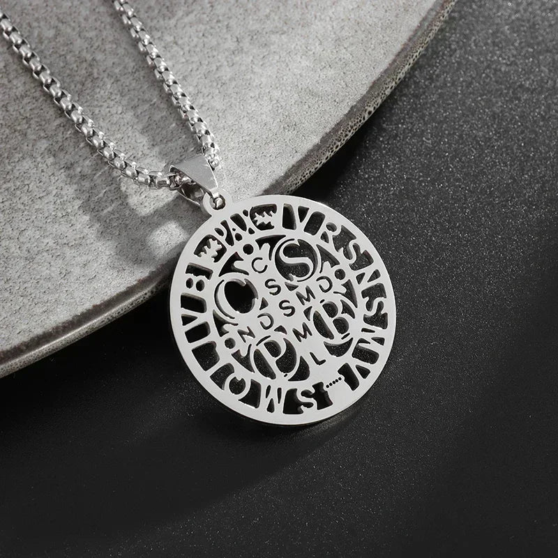 Christian Jesus Portrait Iced Out Necklace Pendant For Men And Women Cross Catholic Amulet Jewelry