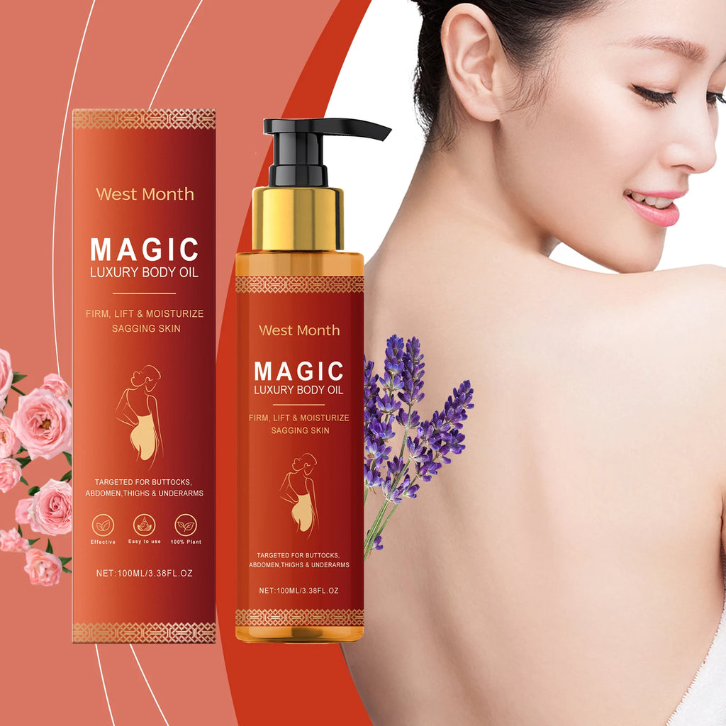 West Montr Body Tightening Moisturizing Oil and Moisturizing Oil Moisturize Soft and Tightening Skin Daily Care Nourishing Oil