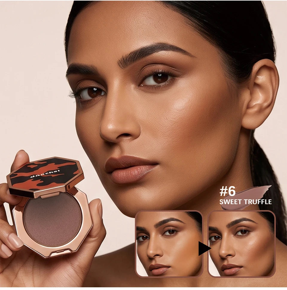 Mousse Cream Bronzer Matte Blendable Contour Shading Cream Long Lasting Waterproof Face Natural Lightweight Makeup Cosmetics