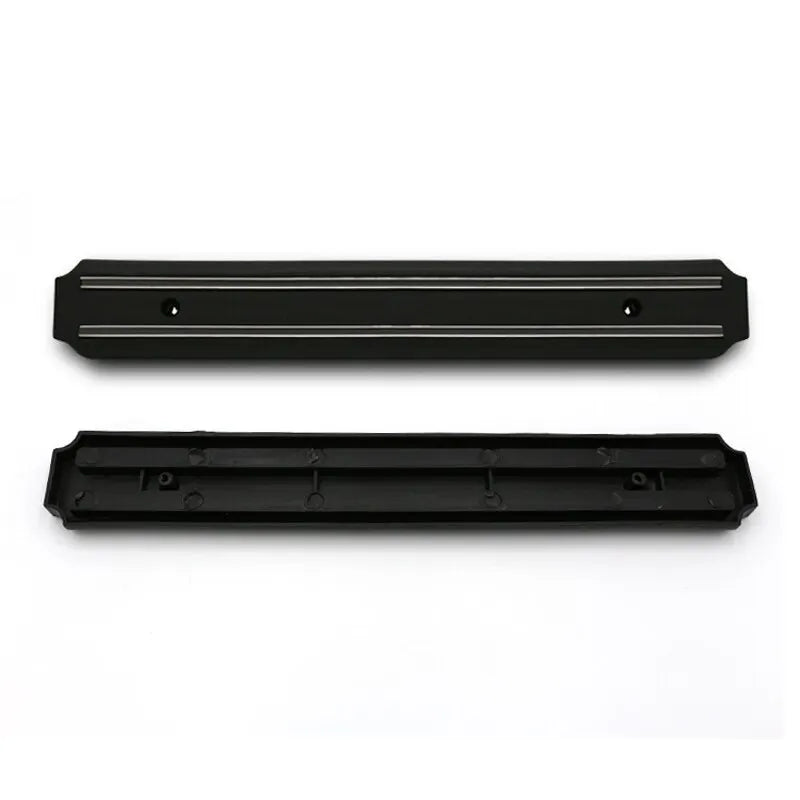 Soporte magnético para cuchillos, montado en la pared de la cocina, herramientas, absorbente, estante simple multifuncional, tira de plástico