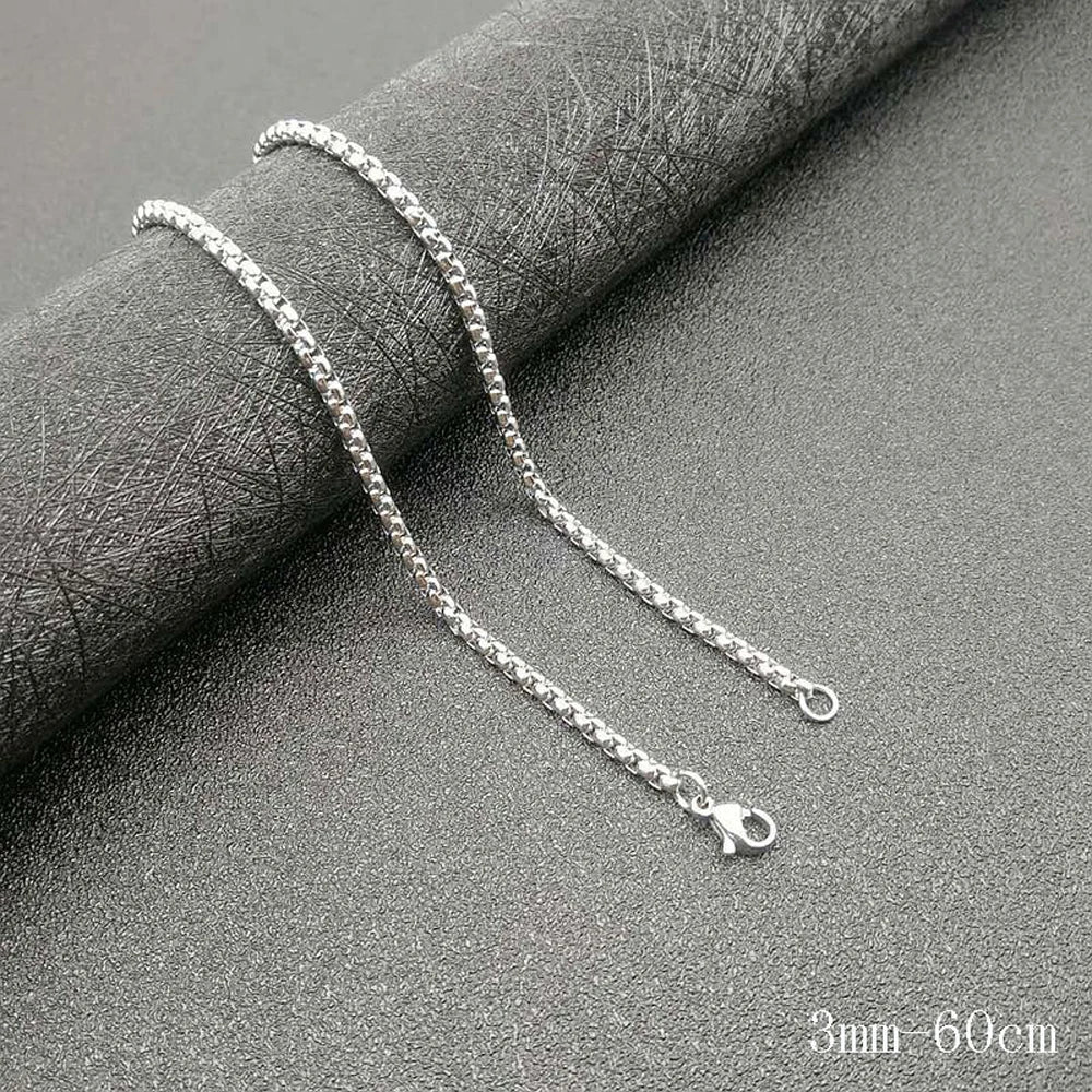 Stainless Steel Titanium God Jesus Human Head Gold Plated Portrait Pendant Necklace With 3Mm Chain For Men Women'S Hip Hop Jewelry