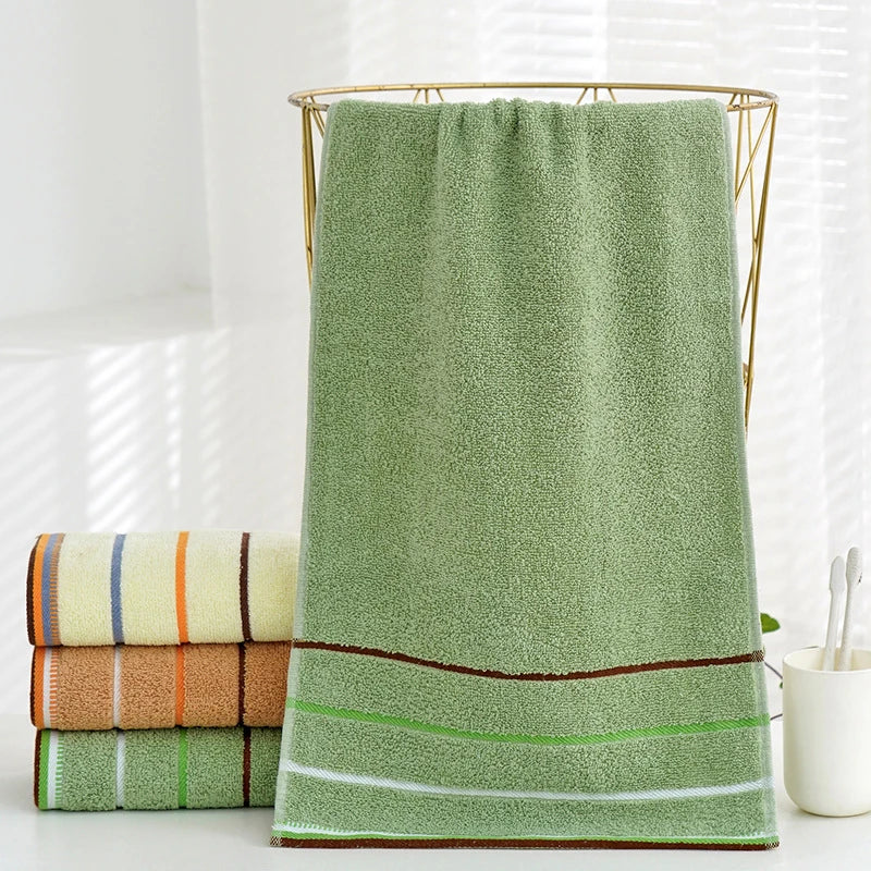 1/2 Pcs 100% Cotton Bathroom Hand Towel Thickened Face Hair Towels Bathroom Adults Hotel Travel Loverincreases Water Absorption